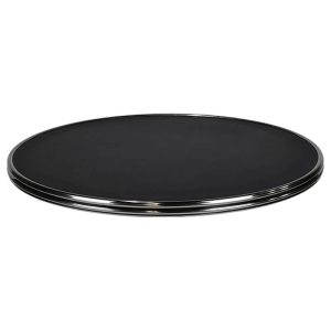 Plateau de table HC_CR NOIR / ARGENT