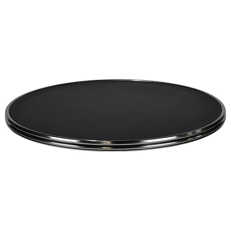 Plateau de table HC_CR NOIR / ARGENT