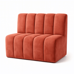 Banquette en velours BENELUX