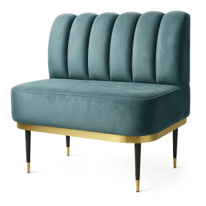 Banquette en velours PATIO