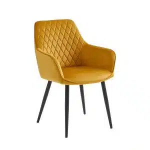Fauteuil de restaurant en velours ESILA