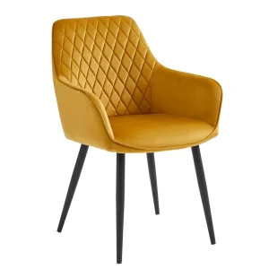 Fauteuil de restaurant en velours ESILA