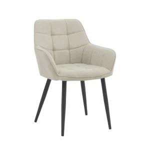 Fauteuil de restaurant en velours ELSA