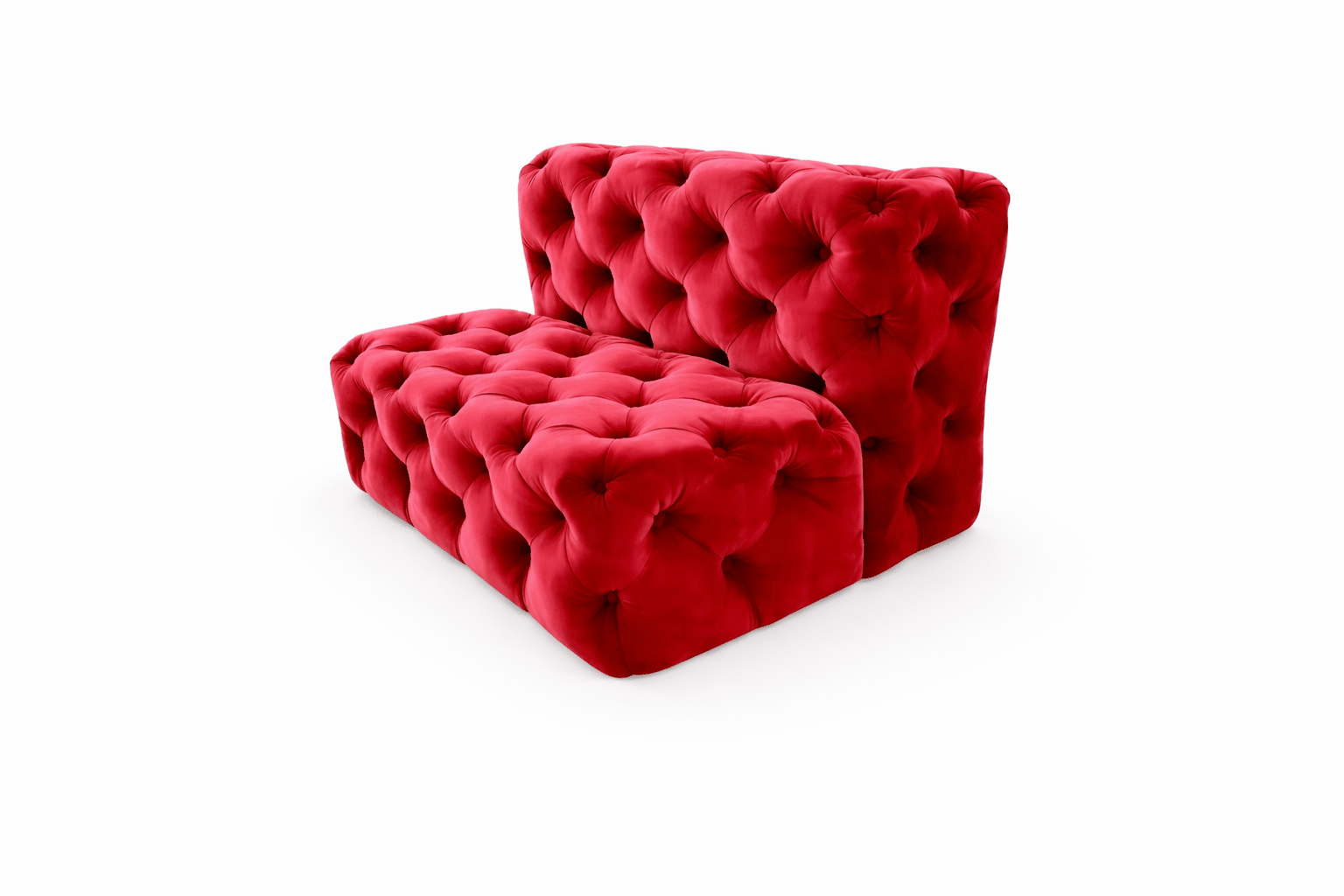 Banquette en velours RUBIS