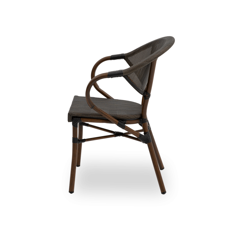 Fauteuil de terrasse PORTO MARRON – Image 2