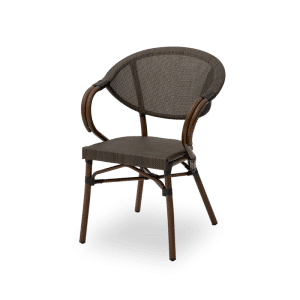 Fauteuil de terrasse PORTO MARRON