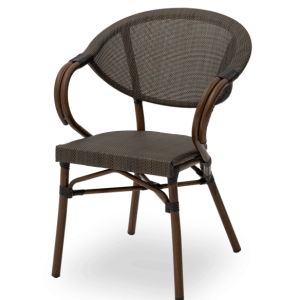 Fauteuil de terrasse PORTO MARRON