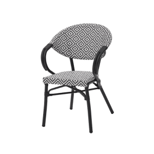 Fauteuil de terrasse PORTO NOIR