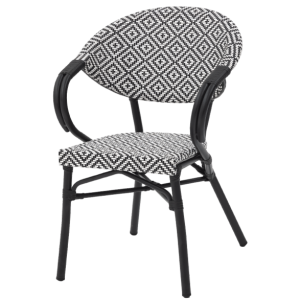 Fauteuil de terrasse PORTO NOIR