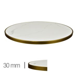 Plateau de table en marbre R60-Blanc