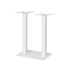Piètement de table MX ALPHA BAR DUO BLANC