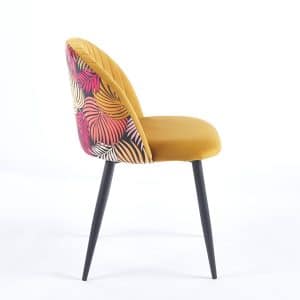 Chaise fleurie de restaurant FLOWER